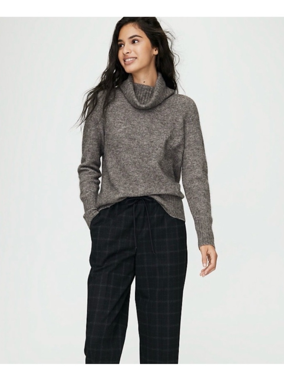 Aritzia The Group Babaton Plutarch Turtleneck Sweater Alpaca Wool Blend Sz Med